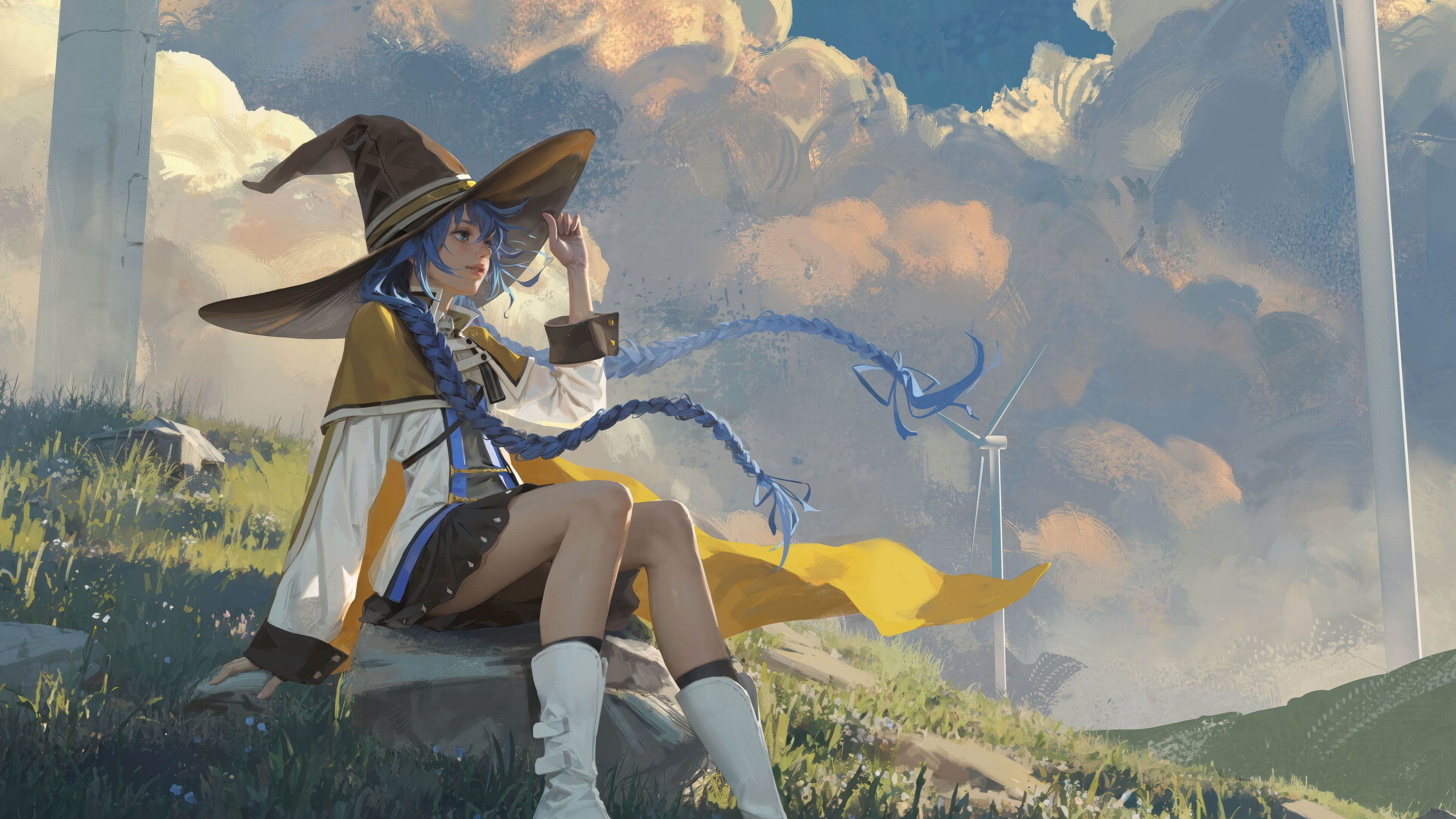 3840x2160 Roxy Mushoku Tensei 4K Wallpaper PC HD Art