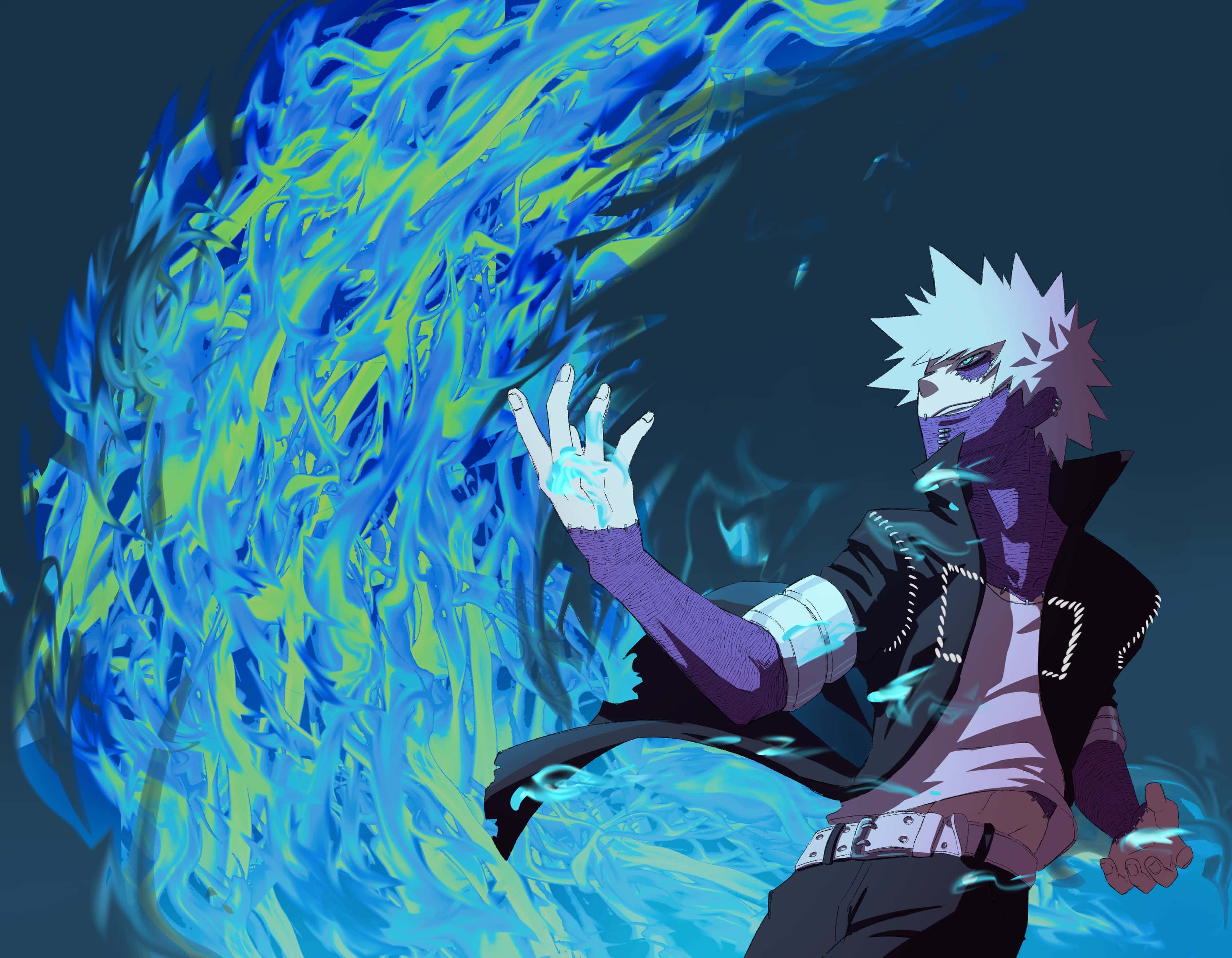 3417x2657 Download Dabi from Boku No Hero Wallpaper