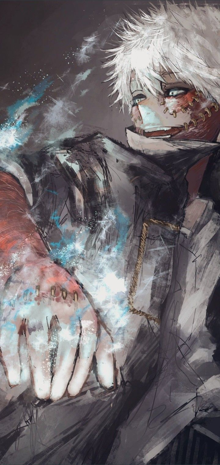 720x1520 Dabi mha fanart. Touya wallpaper, Dabi white hair wallpaper, My hero academia fanart