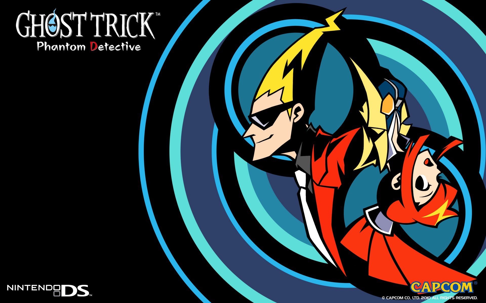 1920x1200 Download Lynne (Ghost Trick) Sissel (Ghost Trick) Video Game Ghost Trick: Phantom Detective HD Wallpaper