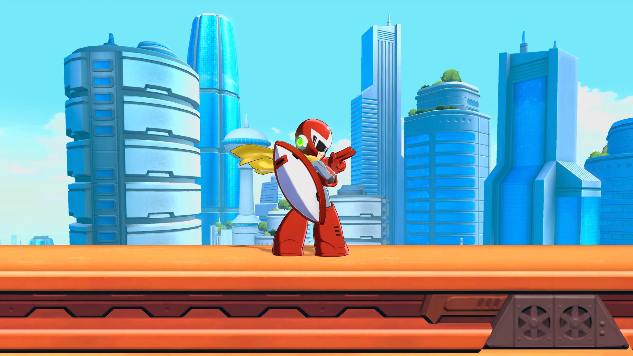 2048x1152 Brian on X: [News] Mega Man: Dual Override Proto Man Gameplay / X