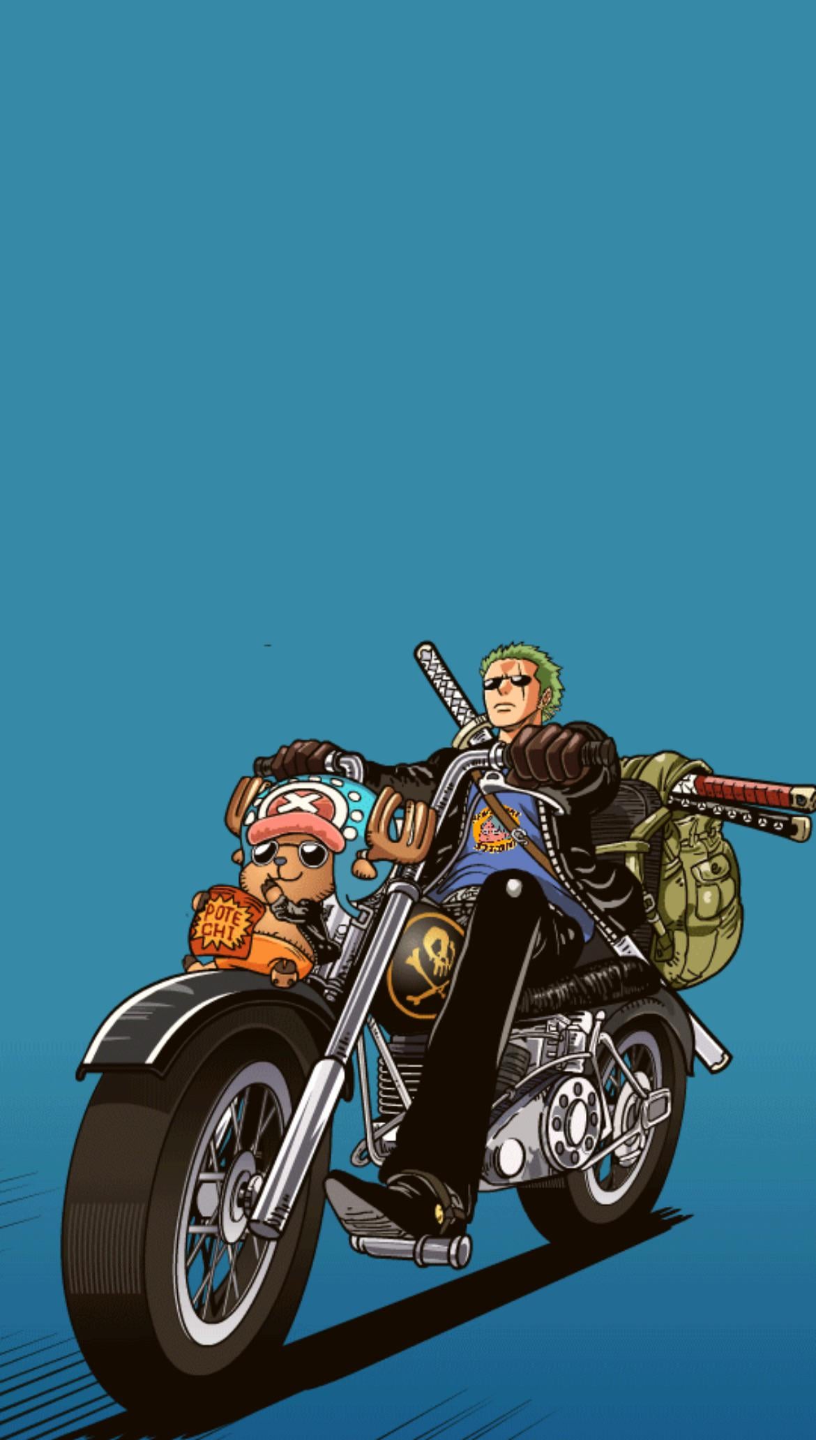 1170x2063 My Fan Animation Live Wallpaper of Zoro & Chopper (Cover Reference)