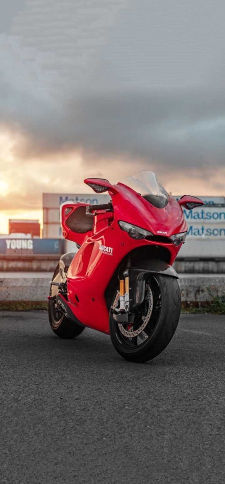 720x1544 Ducati Motorcycle parked on the street. Ducati desmosedici rr wallpaper, Red ducati motorcycle on street, Ducati desmosedici rr motorcycle