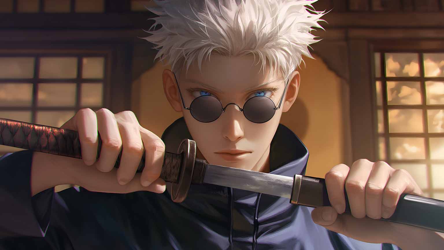 1536x864 Jujutsu Kaisen Gojo Satoru Mysterious Aura Desktop Wallpaper