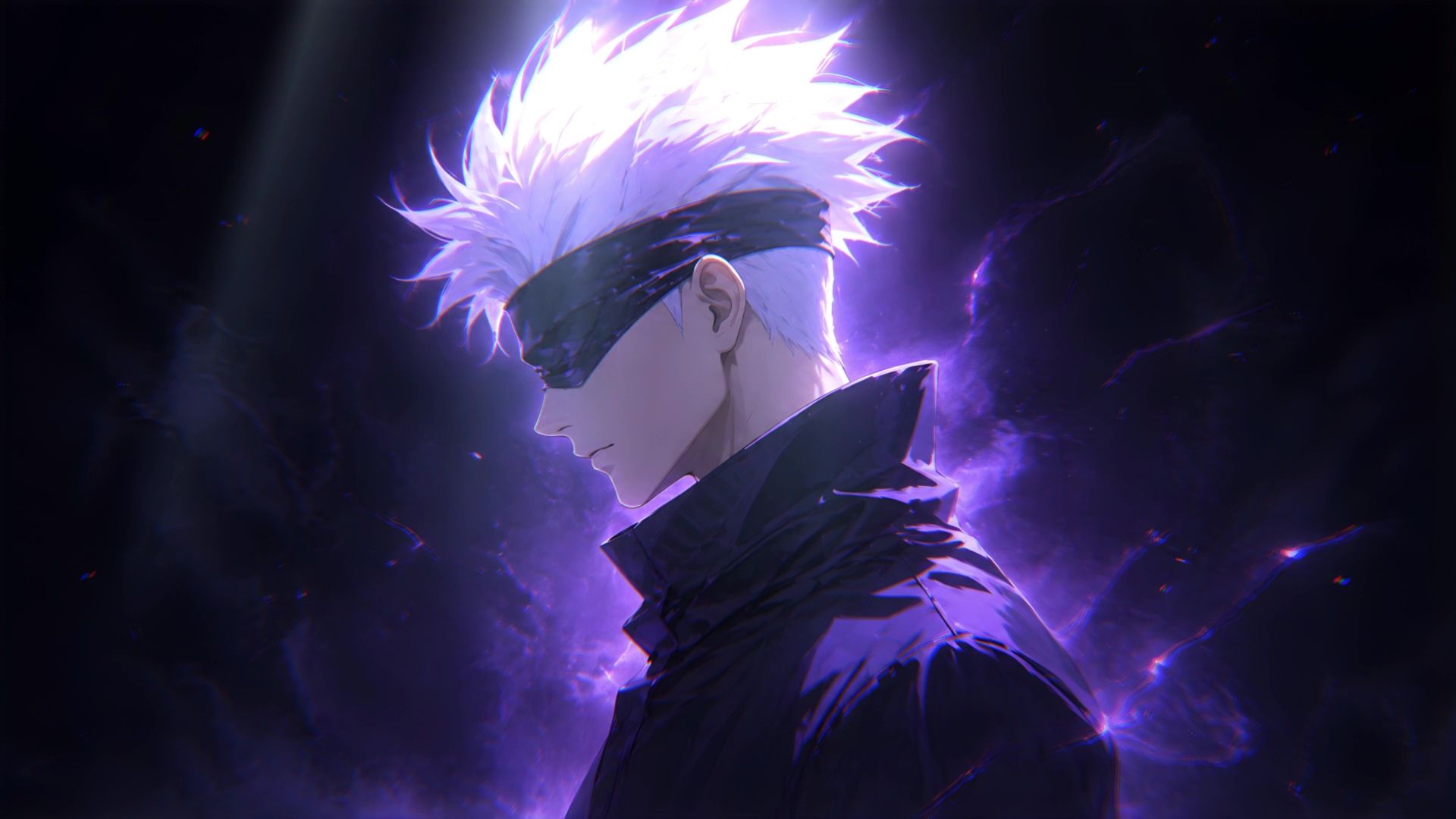 1920x1080 Gojo Purple Aura Jujutsu Kaisen Live Wallpaper