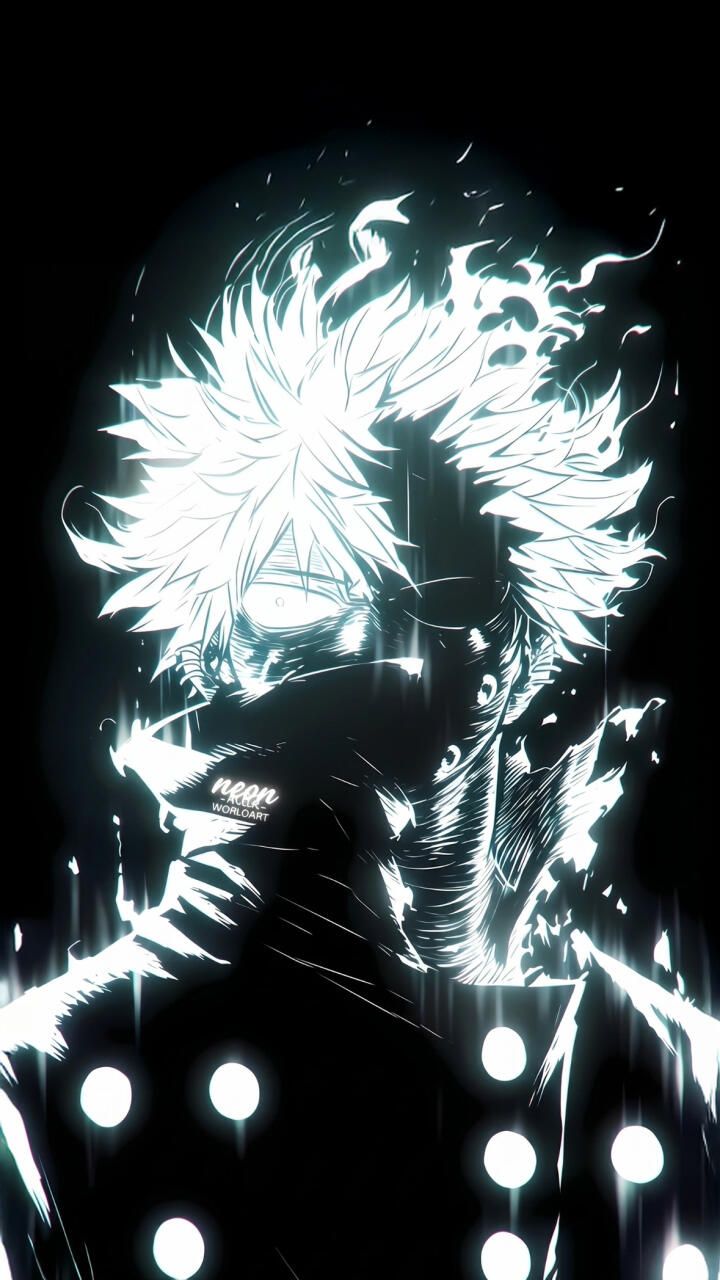 720x1280 Gojo Neon Anime Wallpaper