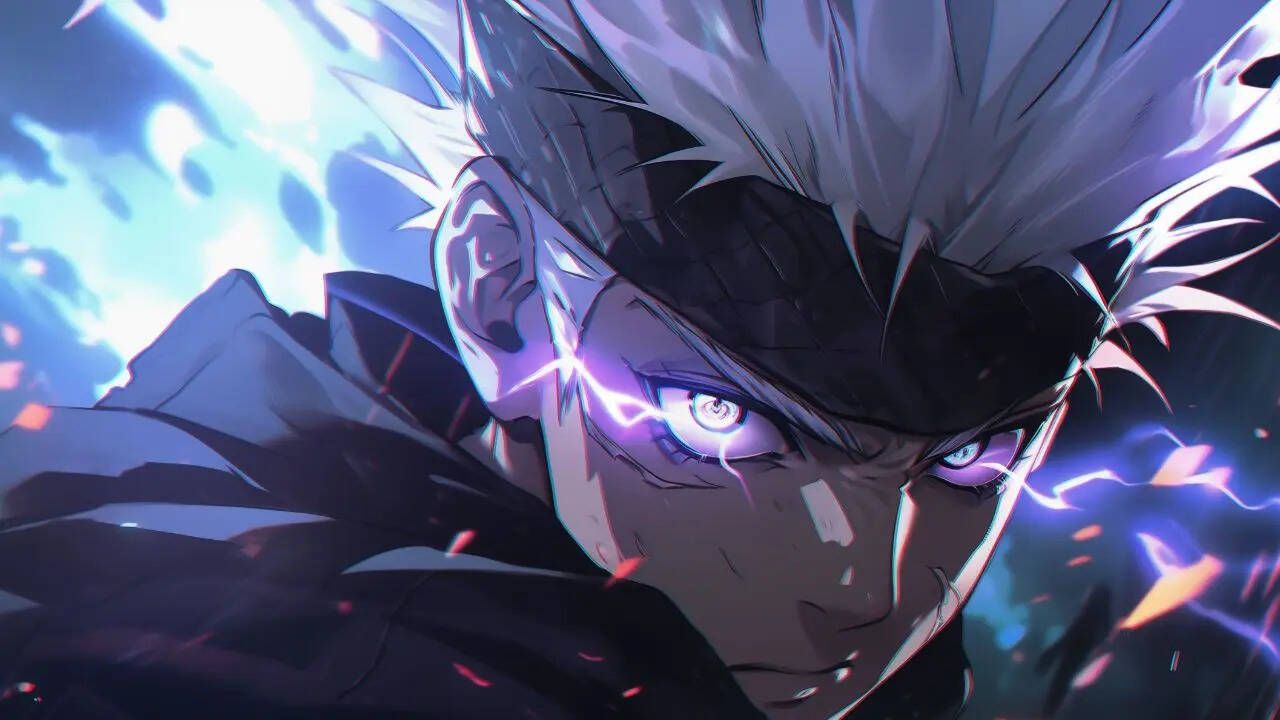 1280x720 Interesting Image Of Gojo For Your pc's wallpaper: Gojo Satoru wallpaper, Gojo anime wallpaper, Gojo wallpaper PC, Jujutsu Kaisen wallpaper