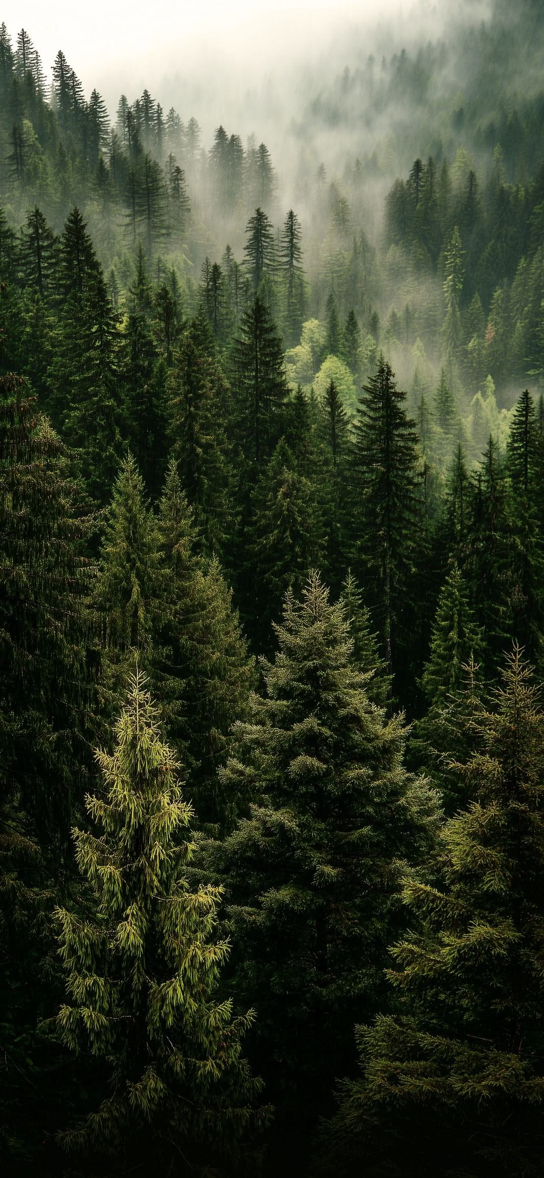 1080x2340 Temperate Forest Aesthetic