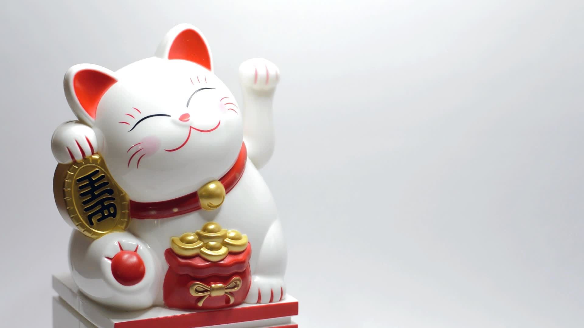 1920x1080 Japanese Lucky Cat Wallpaper