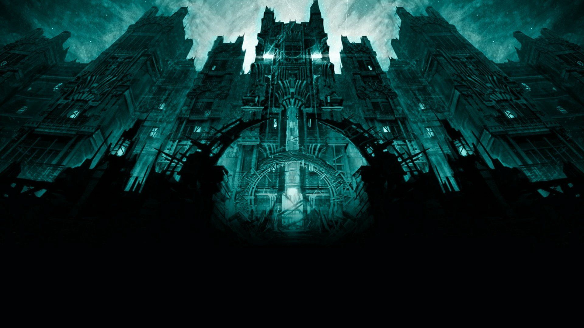 1920x1080 Disturbed Asylum: Dark Heavy Metal HD Wallpaper Fortressx1080