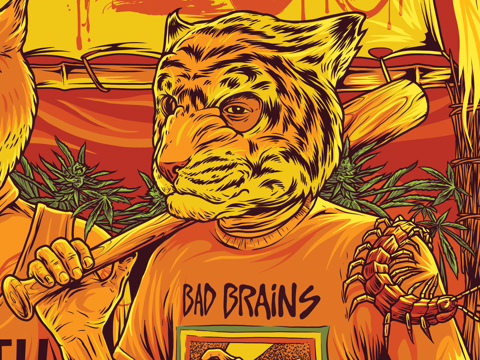 1600x1200 Marcelo D2 & Sain ZOO Tour by Leandro Dexter on Dribbble