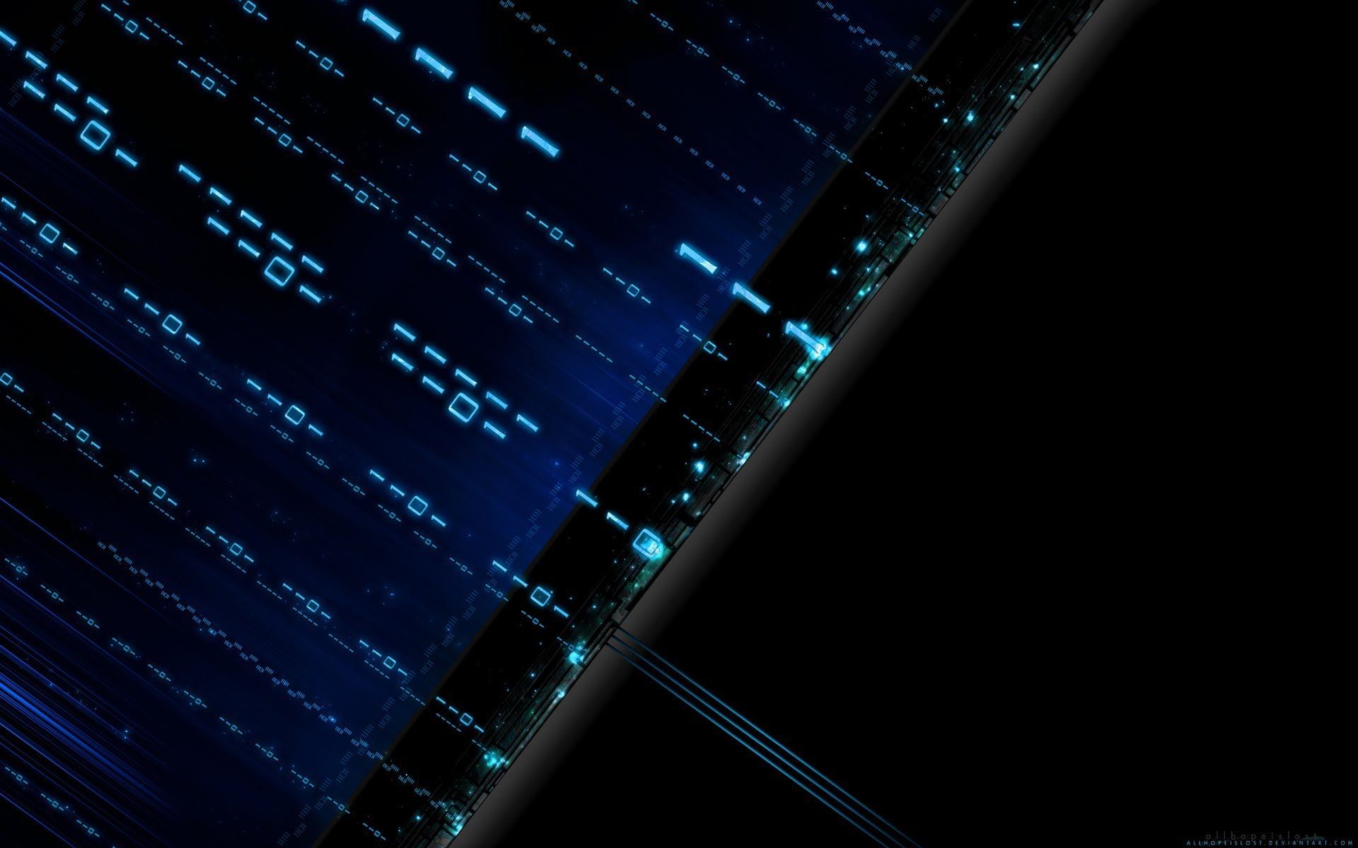 1920x1200 Dark Tech Wallpaper