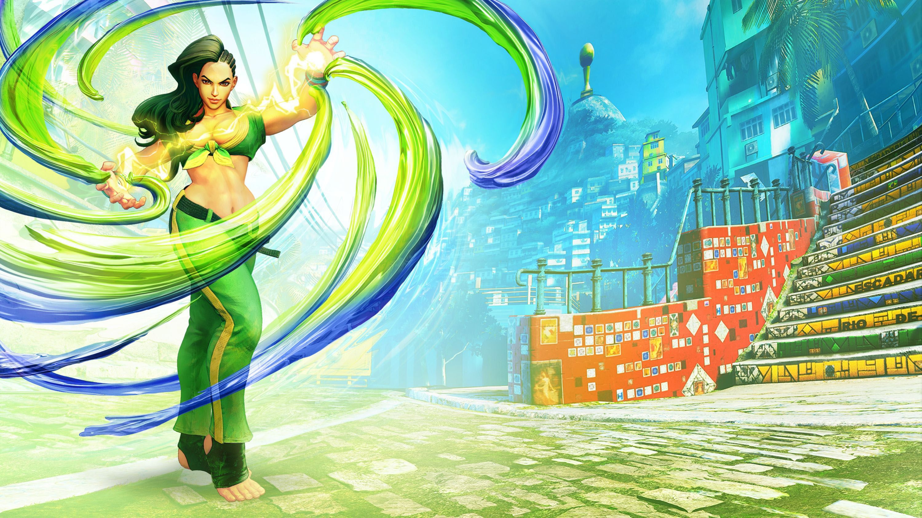 2999x1687 Lura Matsuda, Street Fighter V, Art, Cosplay
