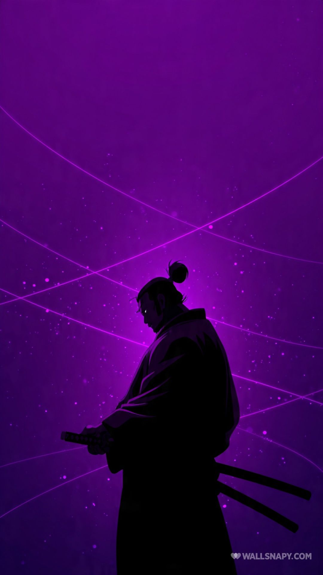 1080x1920 Fujitora minimalist anime wallpaper deep violet mobile wallpaper