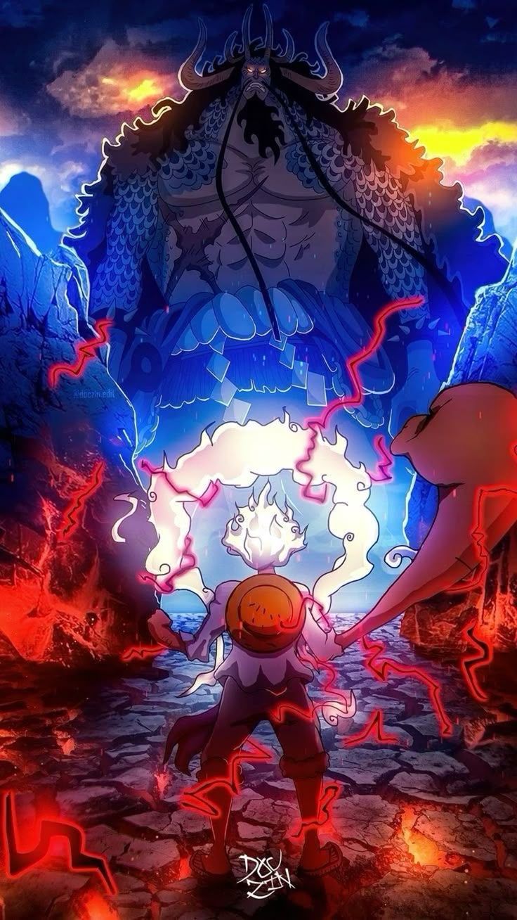 736x1308 Luffy VS Kaido