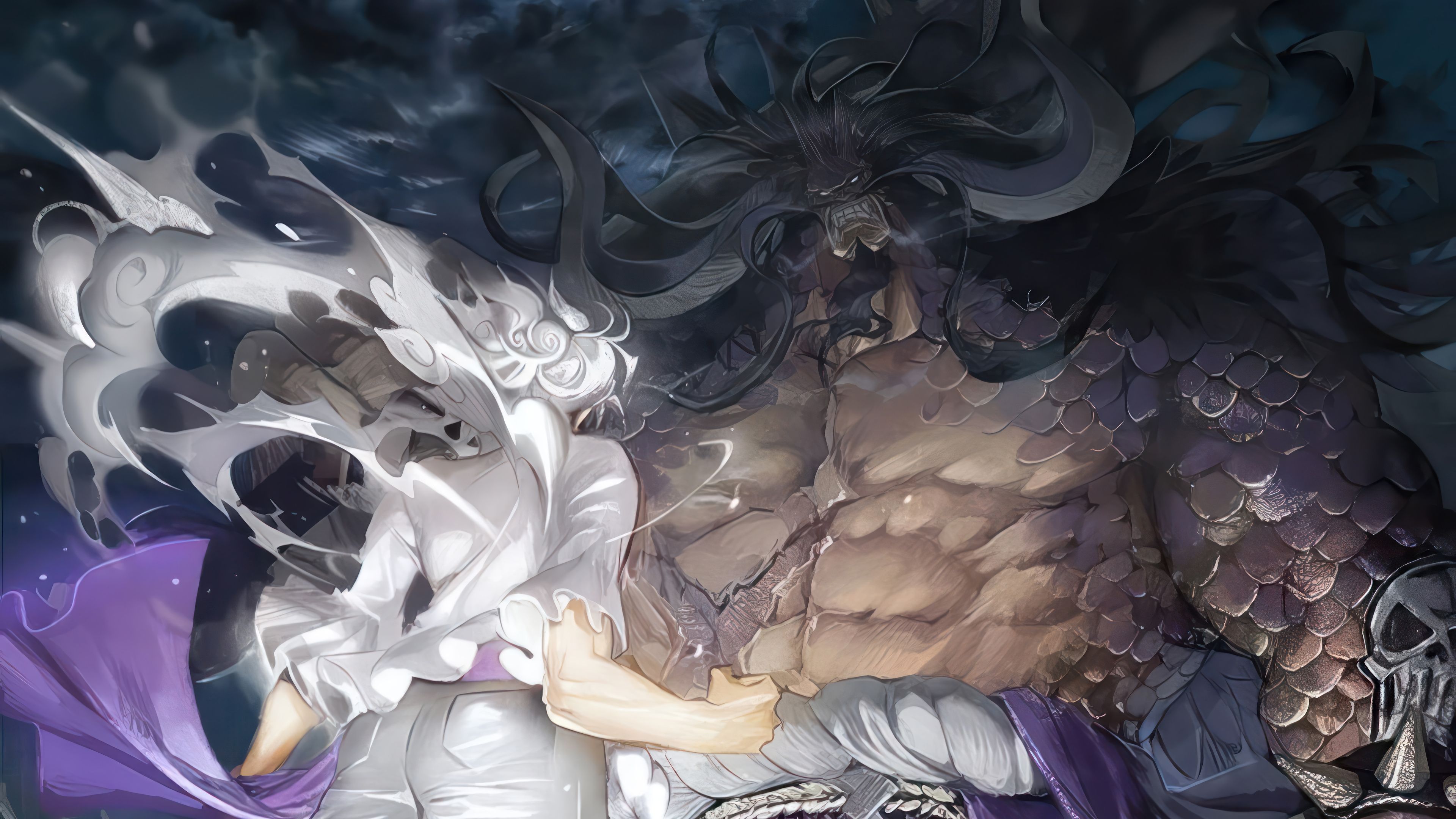 3840x2160 Luffy Gear 5 vs. Kaido One Piece Wallpaper 4K HD PC l