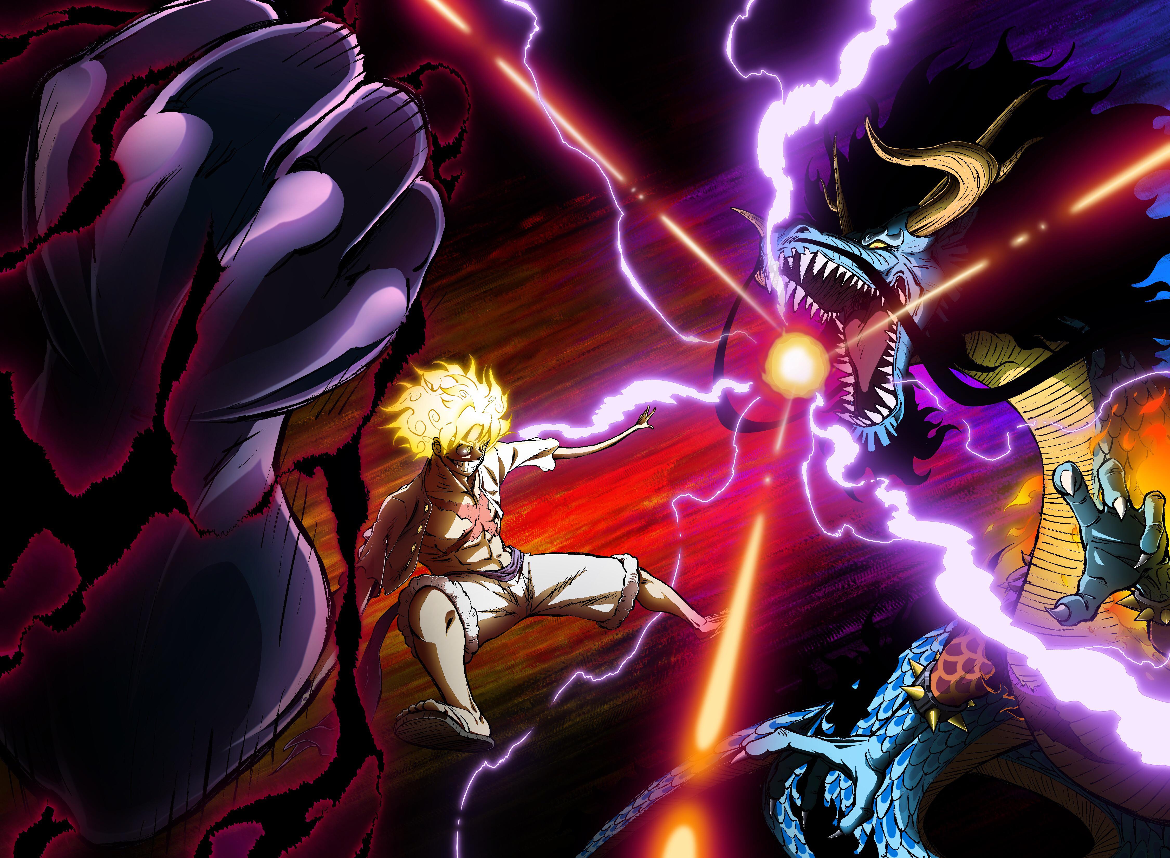 4500x3300 Luffy vs Kaido - [By Me]