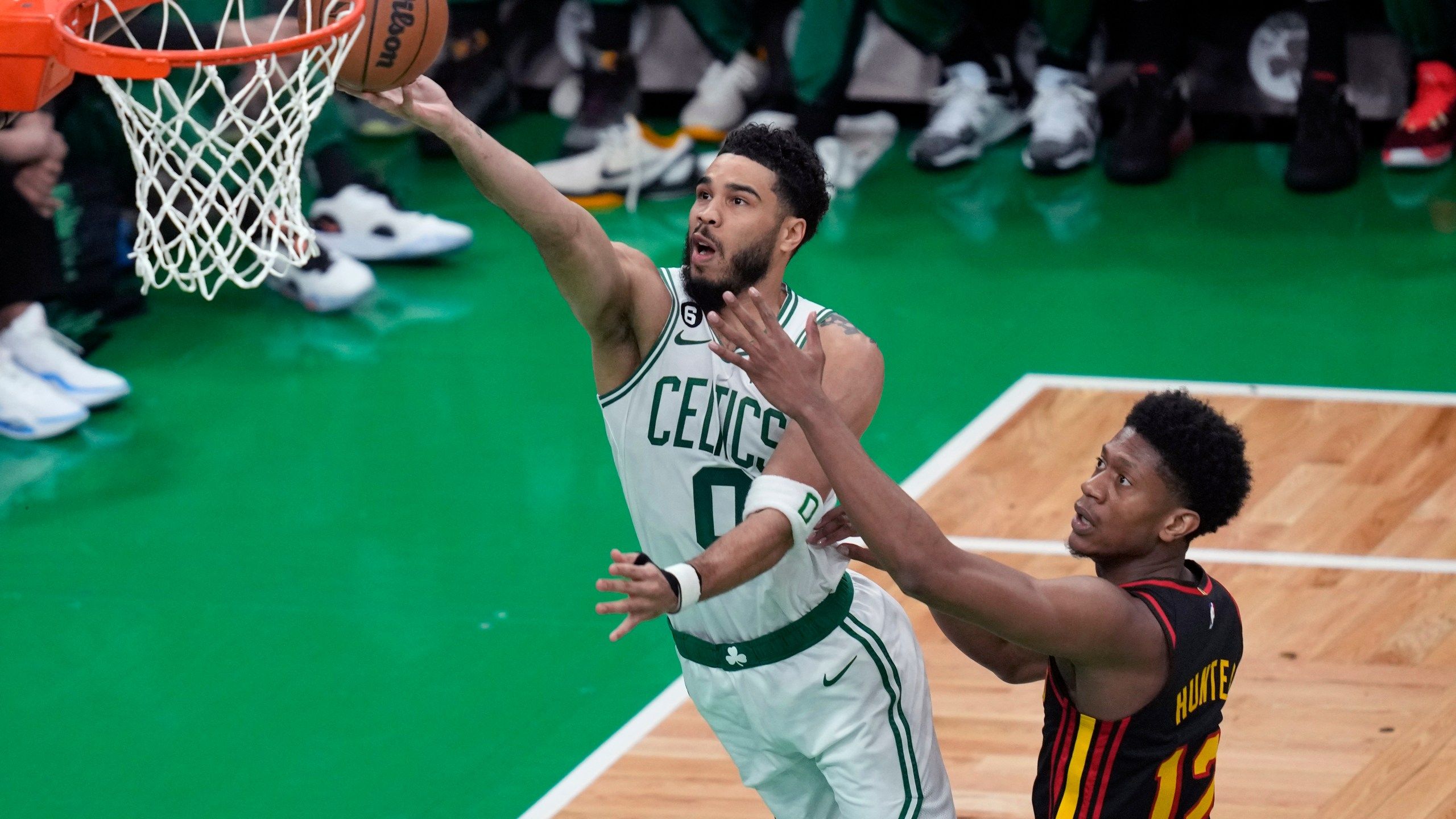 2560x1440 Celtics Beat Hawks 119 106 For 2 0 Series Lead