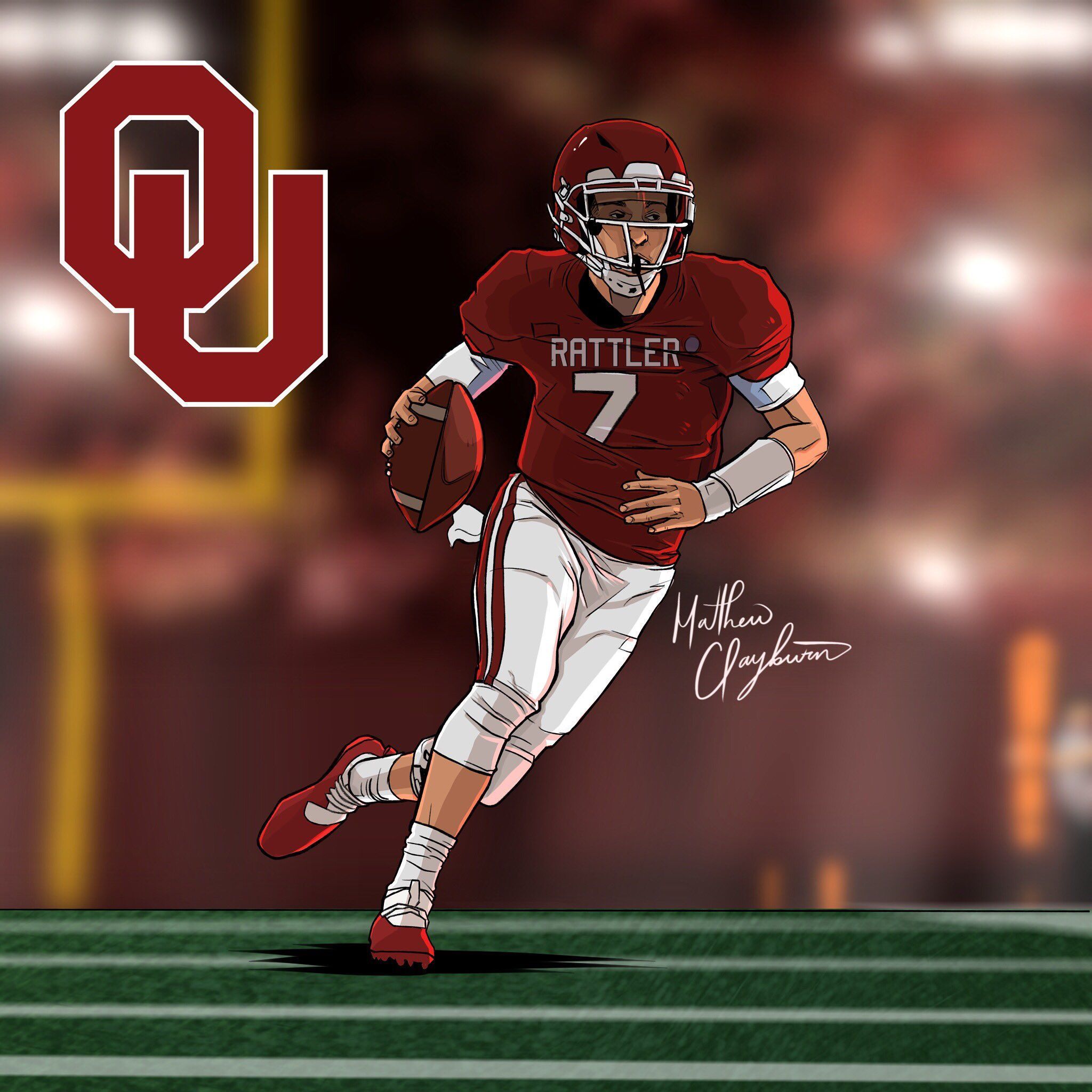 2048x2048 Spencer Rattler Wallpaper