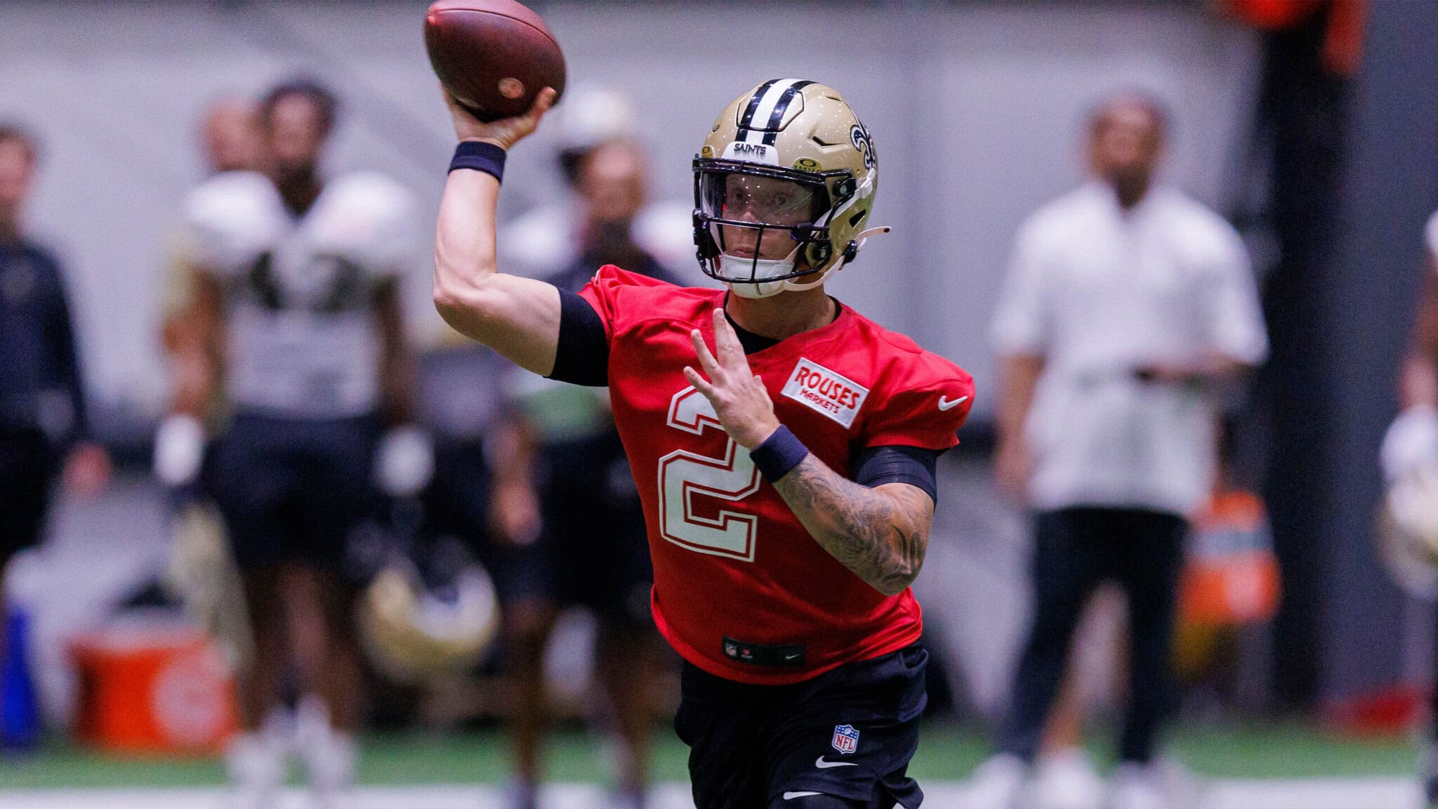 2048x1152 Kellen Moore names Spencer Rattler Saints' preseason starter