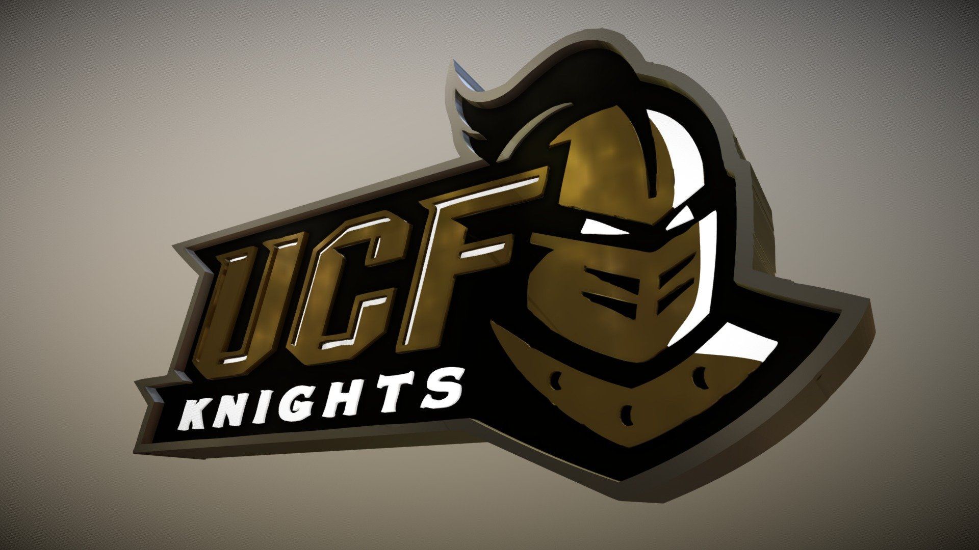 1920x1080 UCF Golden Knights Logo model by digitalrem [372380c]