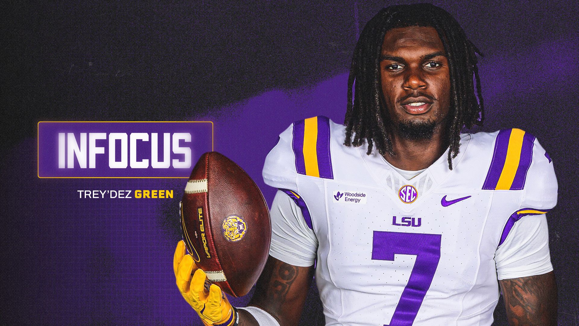 1920x1080 Trey'Dez Green Seeks to Spread Joy in His Community.net Official Website of LSU Athletics