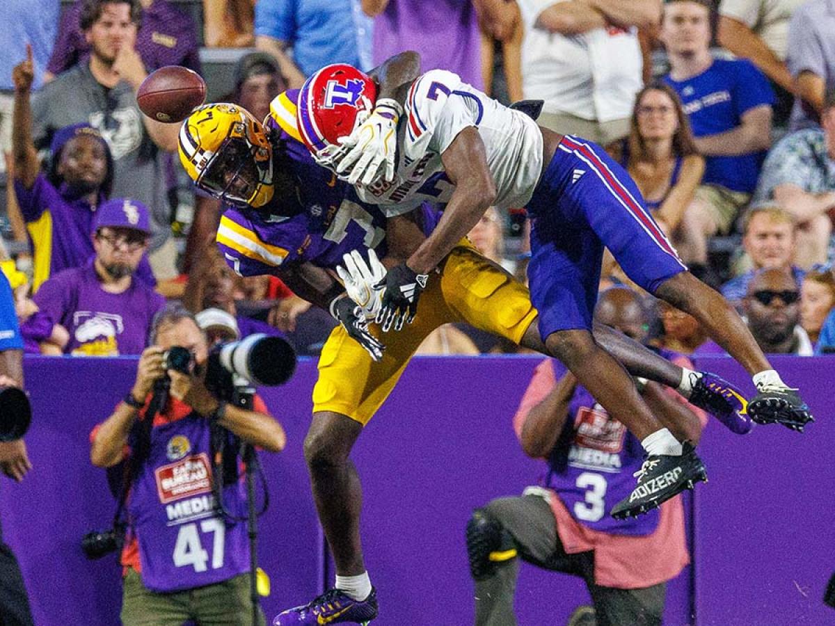 1200x900 LSU football news: Trey'Dez Green on crutches after Tigers loss to Ole Miss