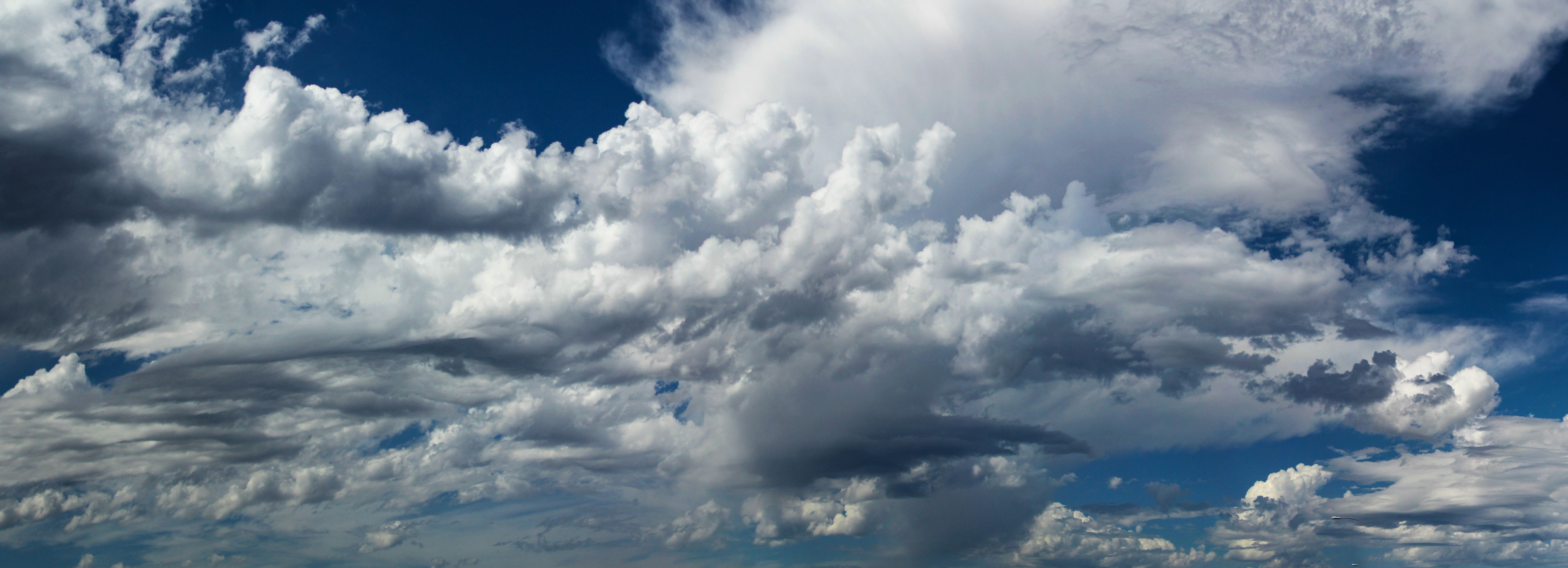 8725x3162 Sky Texture High Resolution Rain Clouds Dark Blue Skybox Download