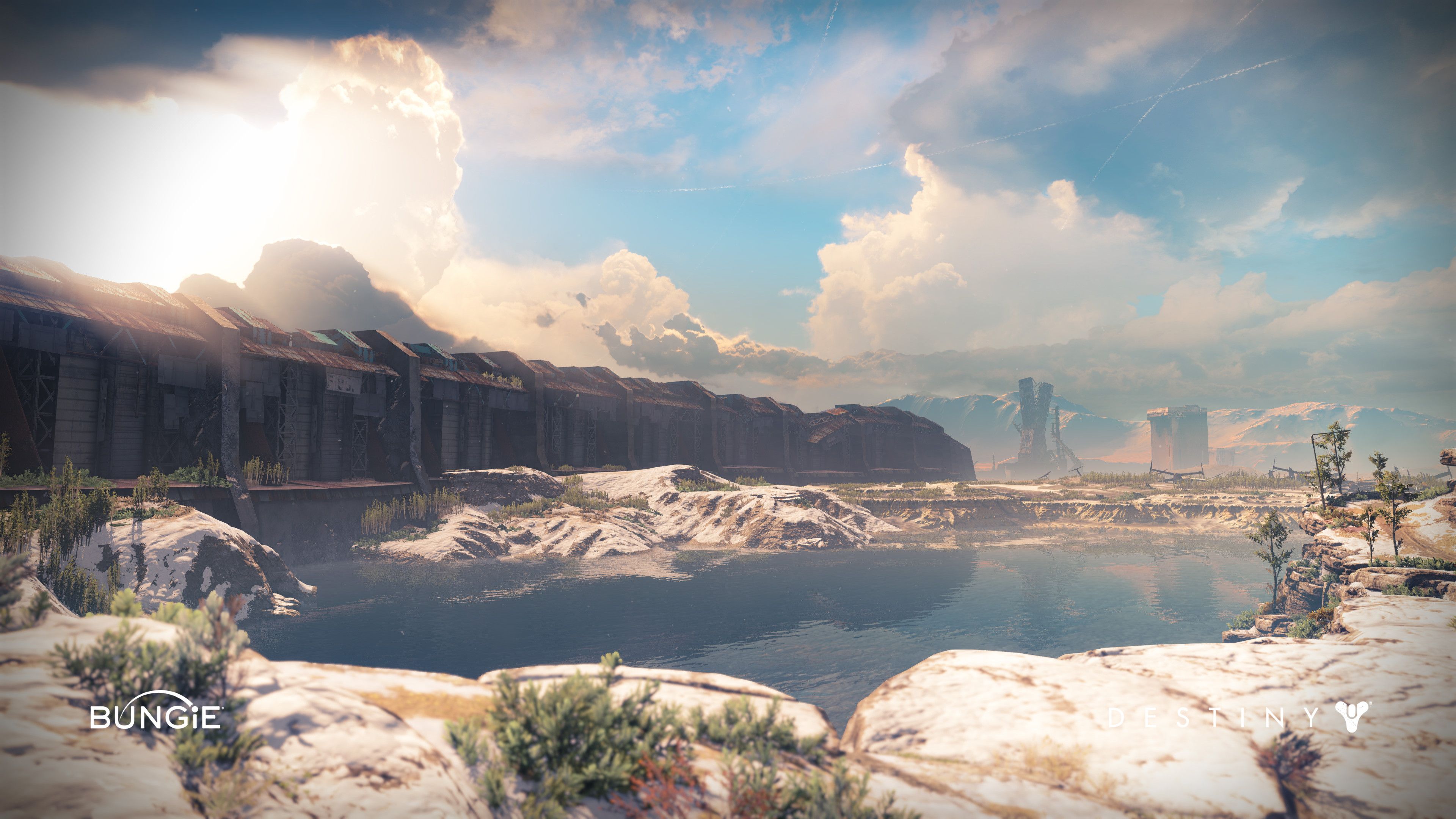 3840x2160 Isaiah Sherman: Cosmodrome Skybox