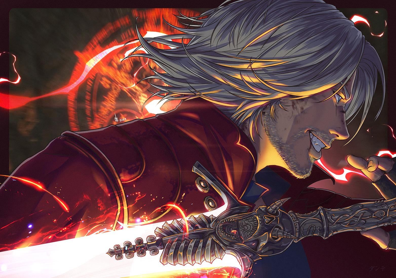 1563x1100 Just got dual monitors! Anyone know Dante and Vergil wallpaper that match?