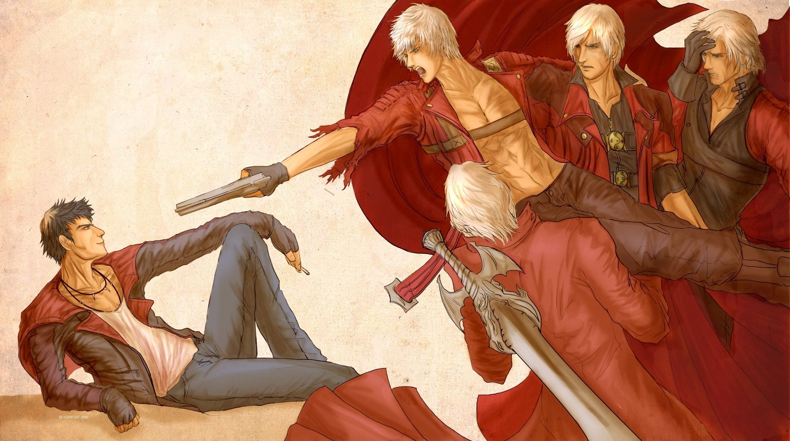 2633x1470 Dmc: Devil May Cry Phone Wallpaper: Free 4K & HD Downloads