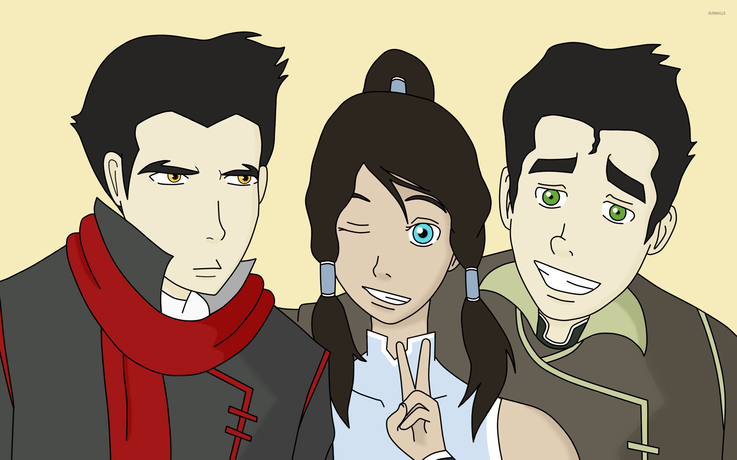 2560x1600 Mako, Korra and Bolin wallpaper wallpaper
