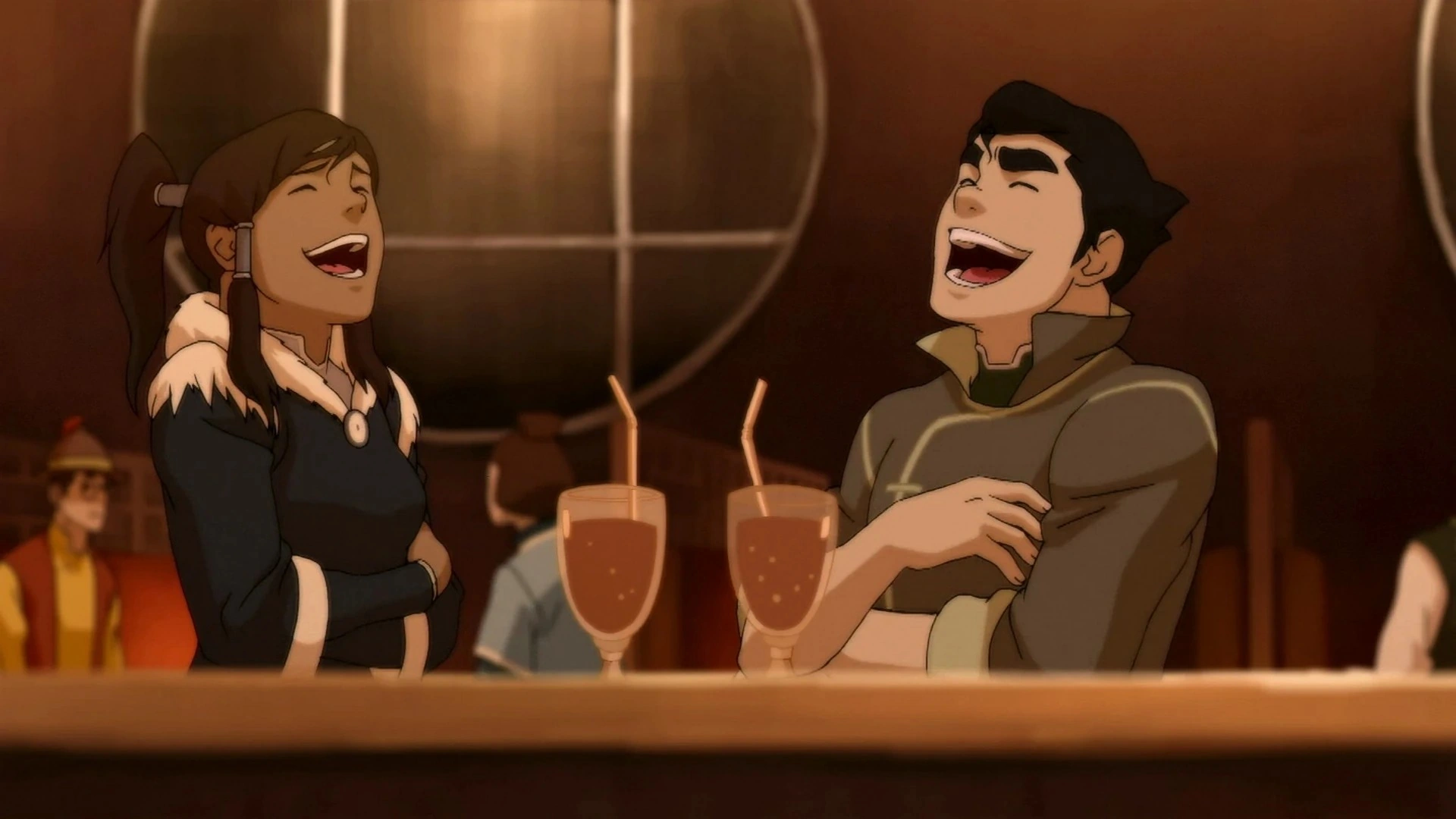 1920x1080 Korra and Bolin. Elements, Magic and Hope