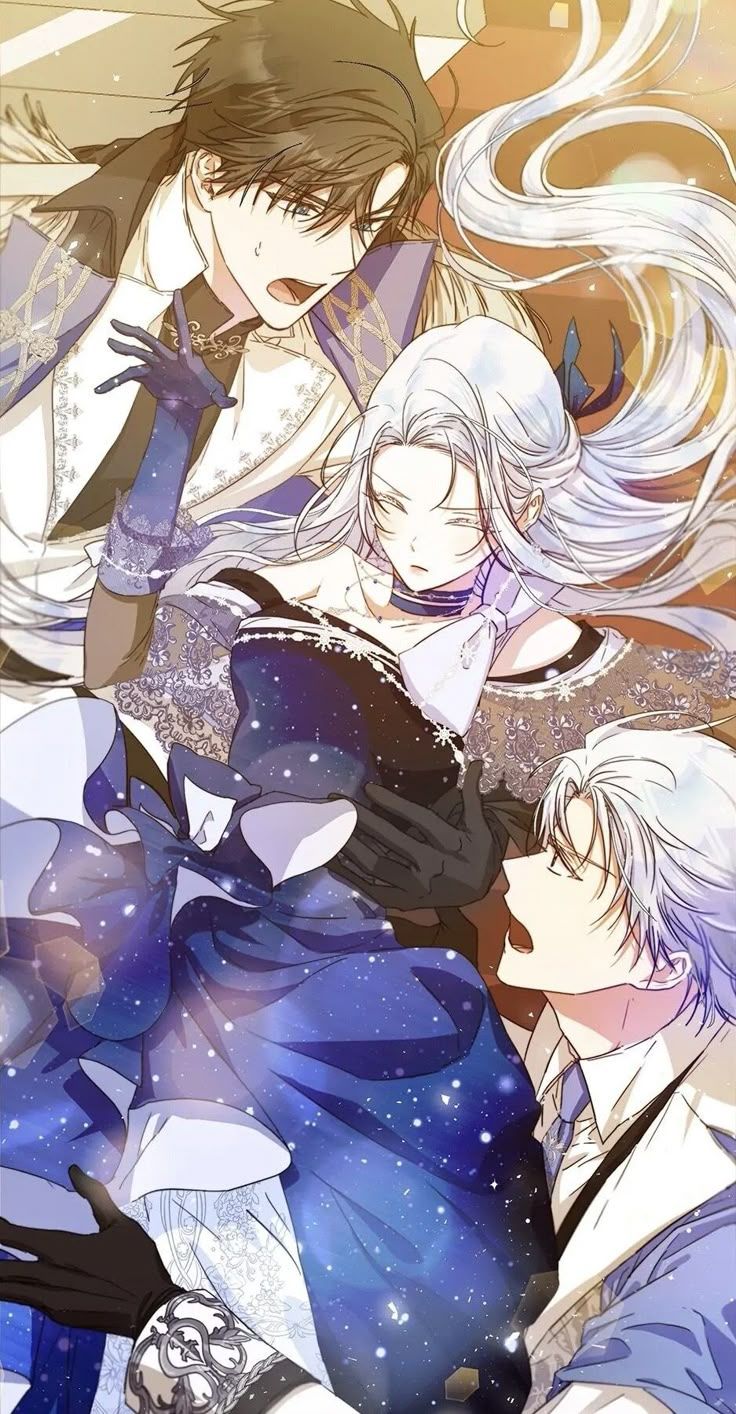 736x1414 White Haired Anime Characters. Historical Manhwa Wallpaper, Fiona Green Manhwa, Fiona And Siegren Manhwa