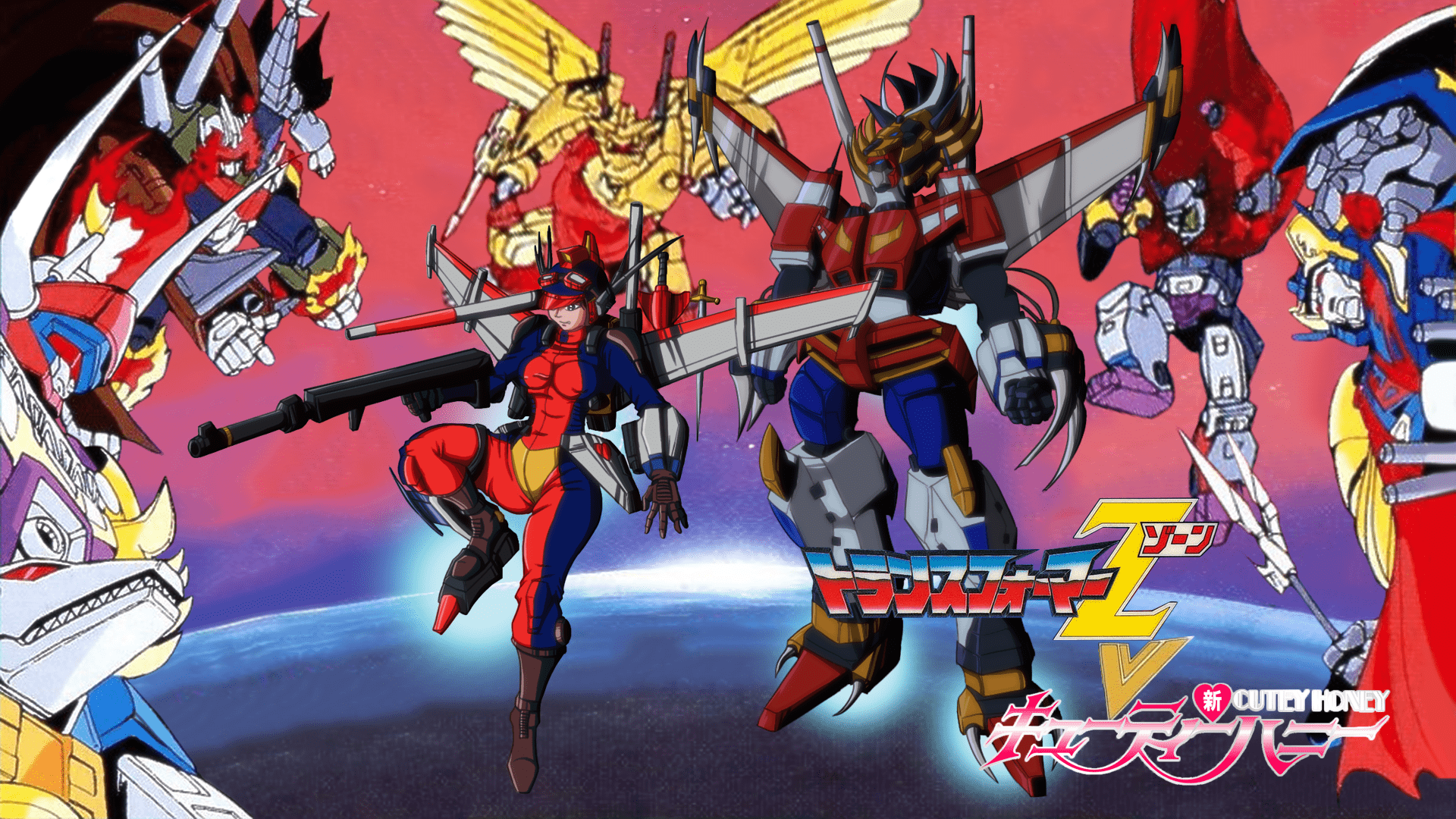 1920x1080 Cutie Honey vs Transformers Zone by ZZtheDark on Newgrounds