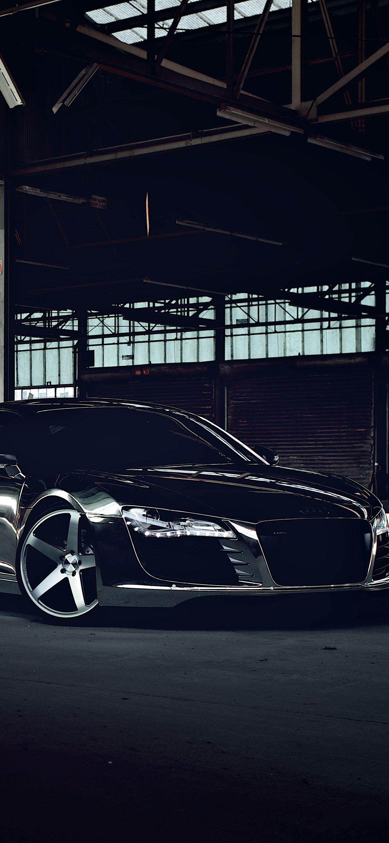 1242x2688 Audi R8 Black Car 1242x2688 IPhone 11 Pro XS Max Wallpaper, Background, Picture, Image
