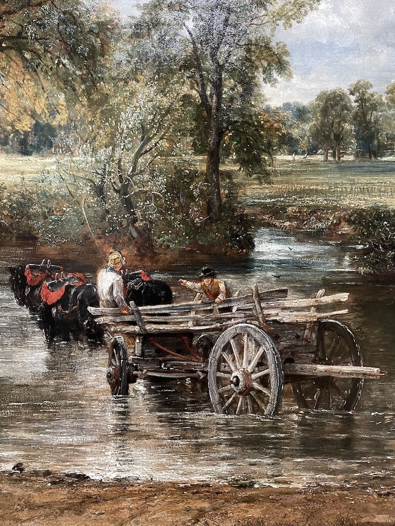 768x1024 What an enchanting show! It's a joy to visit the National Gallery and 'Discover Constable and the Hay Wain'. This picture has graced millions of biscuit tins and chocolate boxes but there's