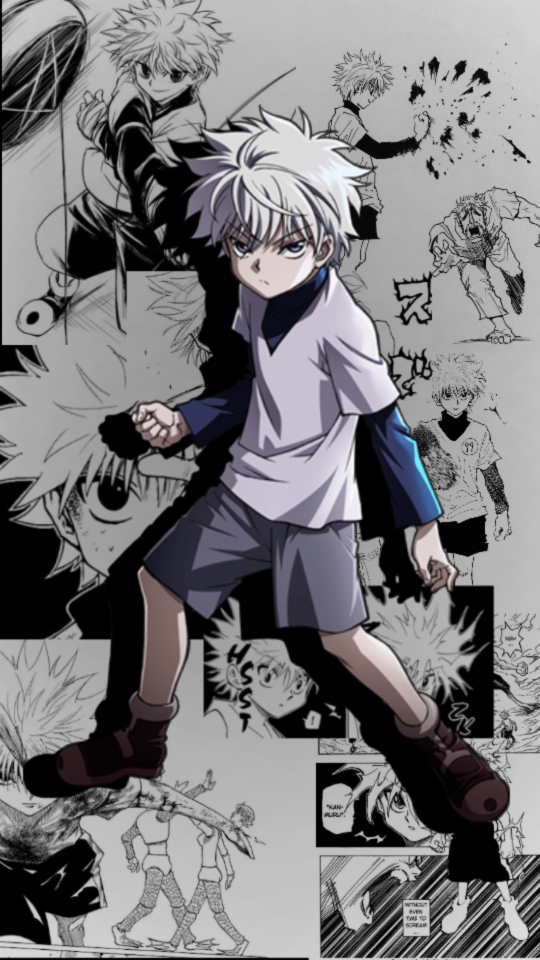 1080x1920 Killua Manga Wallpaper