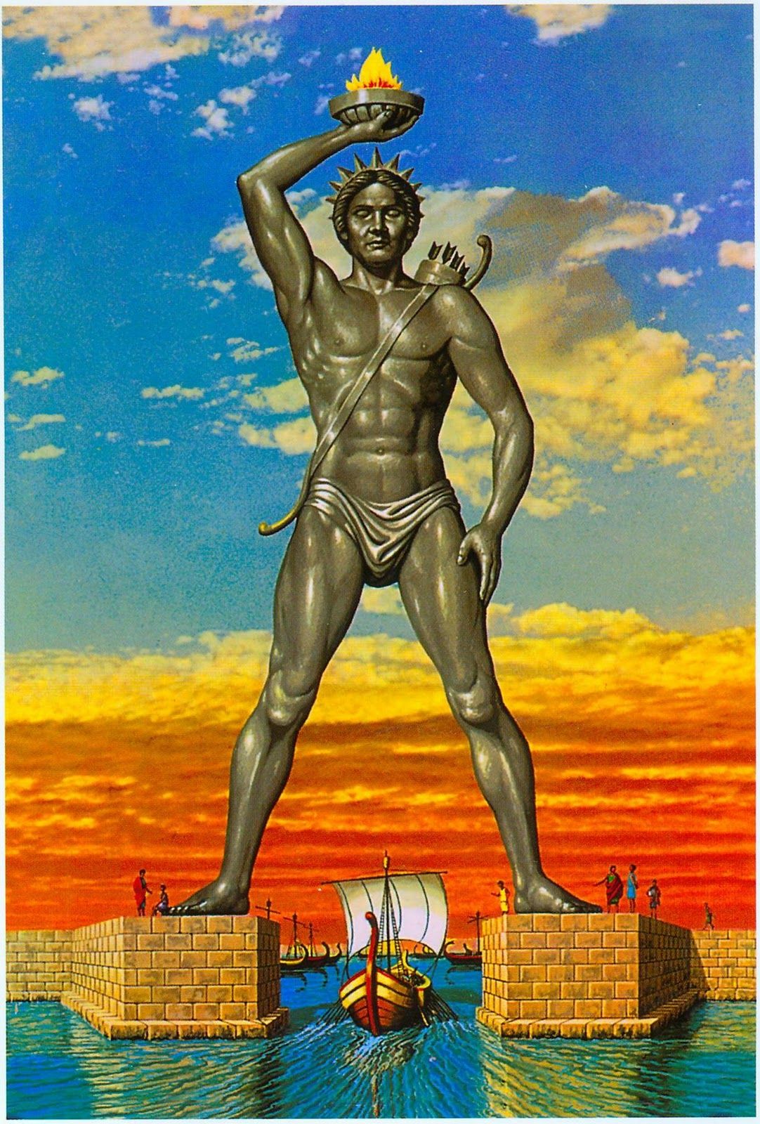 1082x1600 Colossus Of Rhodes Wallpaper