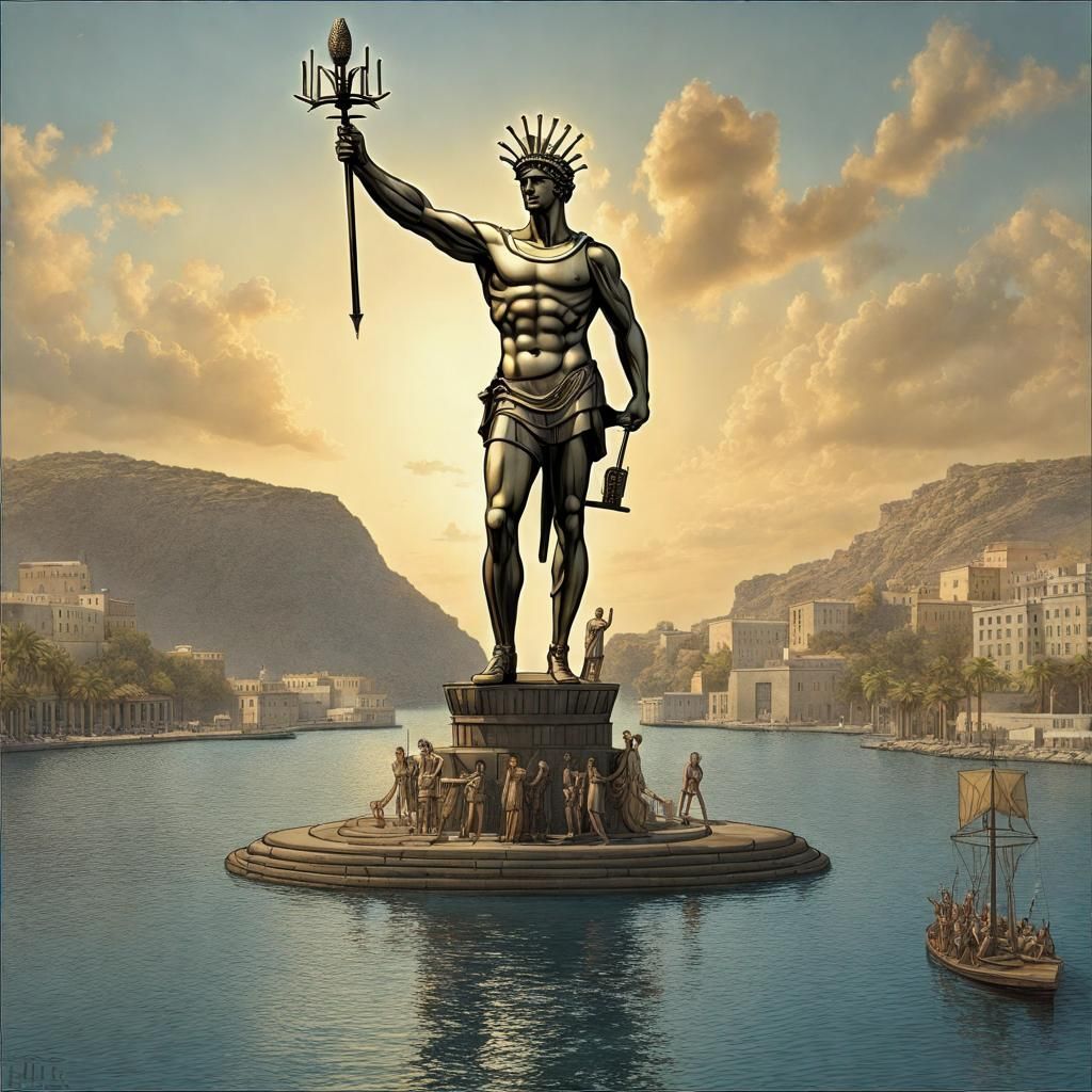 1024x1024 American version of the Colossus of Rhodes