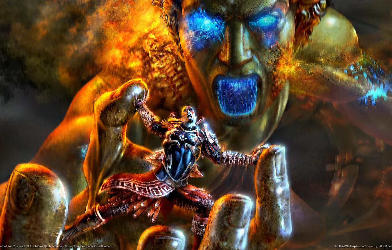 1332x850 Free God of war 2 Full HD wallpaper for desktop and phone