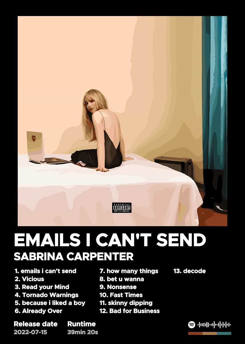 857x1200 Emails I Cant Send Wallpaper Sabrina Carpenter Announces New Album “Emails I Can't Send”, Shares