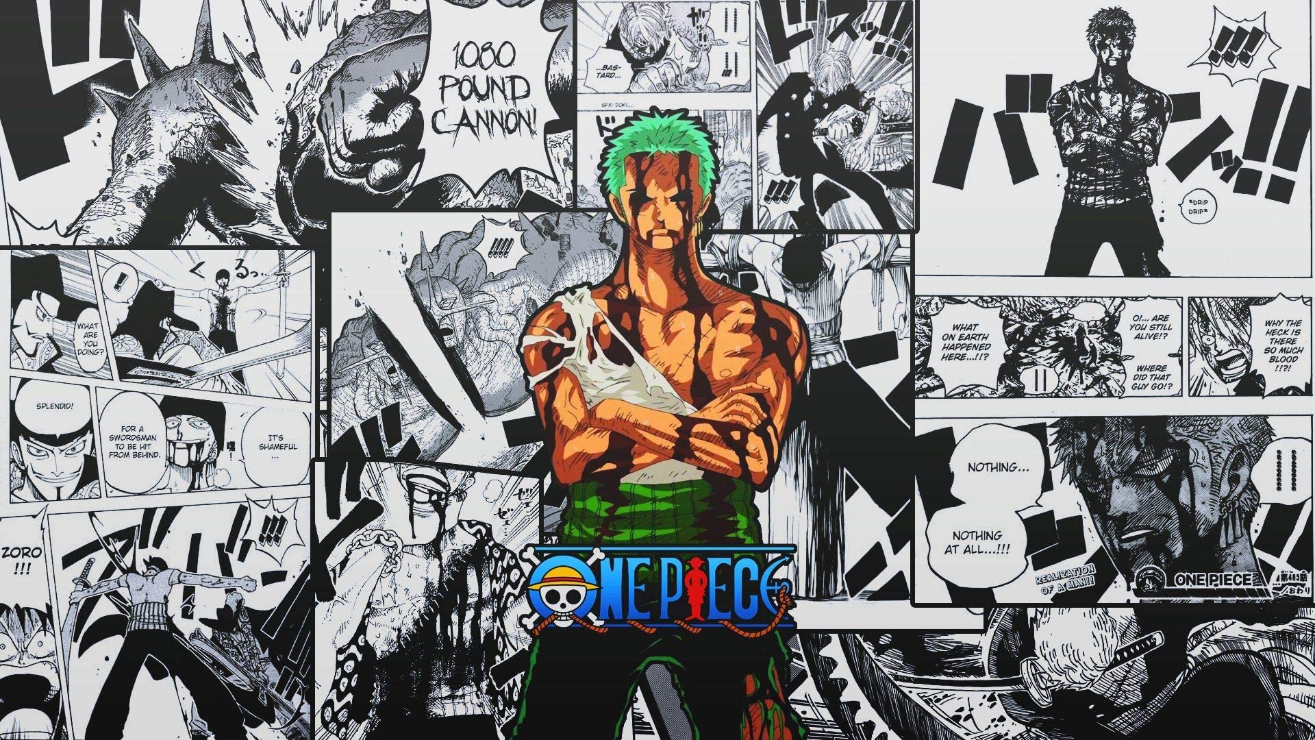 1920x1080 Zoro Manga Wallpaper