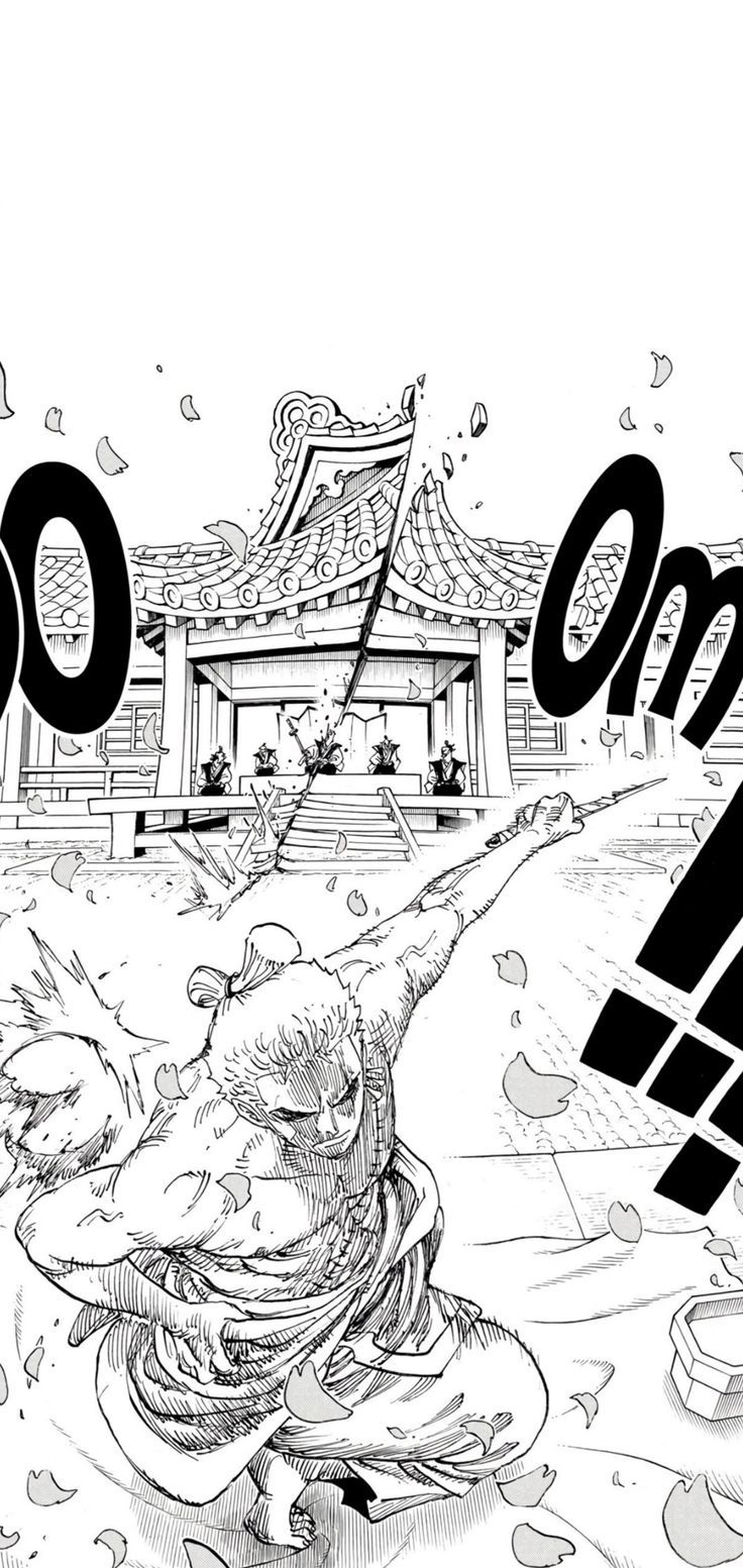 736x1553 Zoro manga wallpaper
