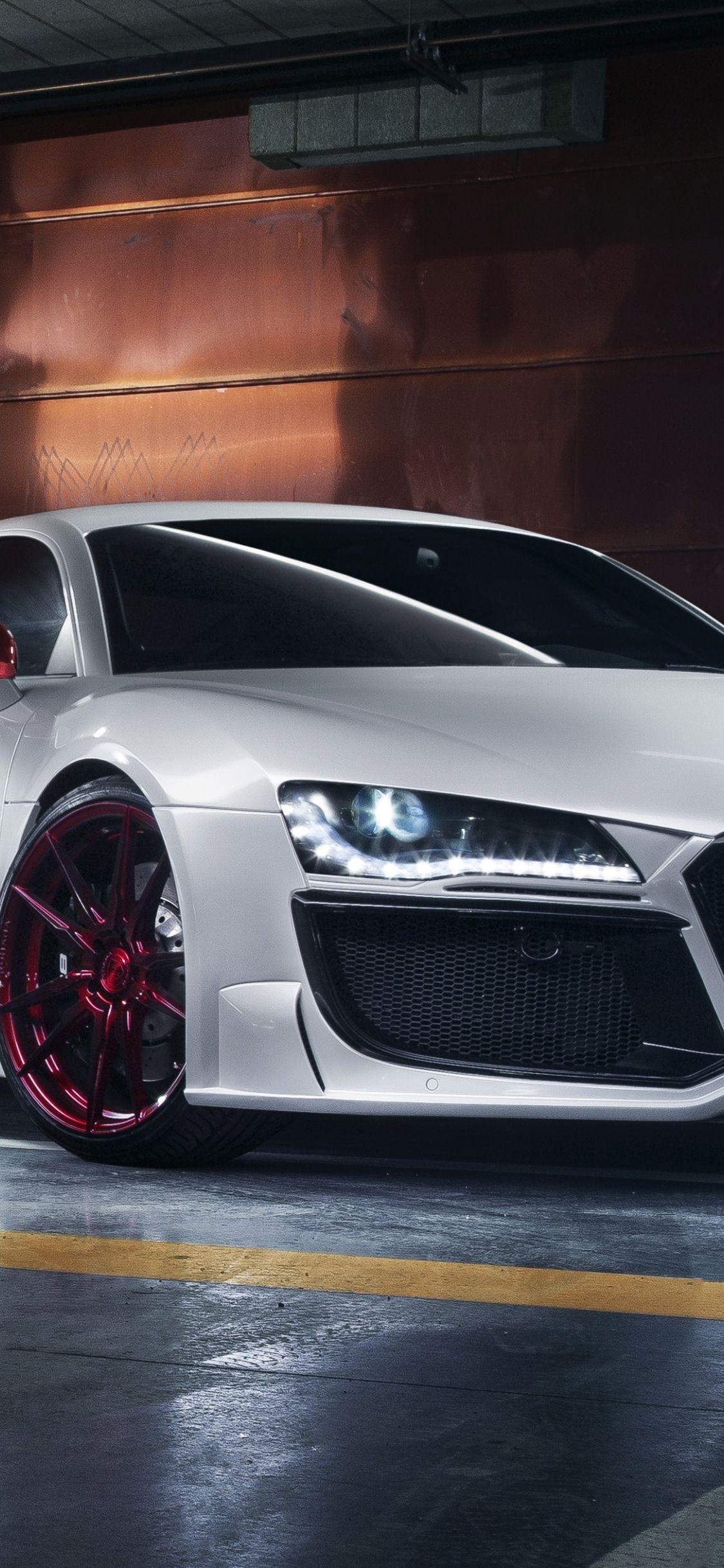 1125x2436 Download 1125x2436 wallpaper audi r luxury car, front, white, iphone x 1125x2436 HD image, background, 9315