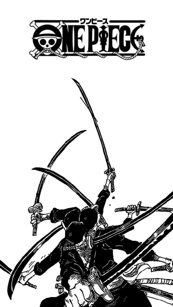 736x1308 Zoro Manga Panel Wallpaper