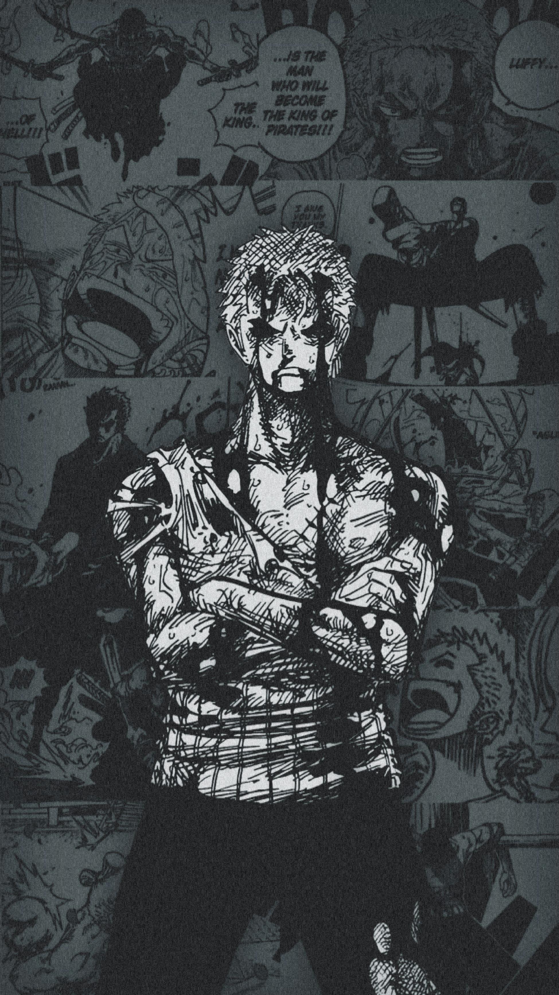 1949x3464 Manga Zoro Wallpaper