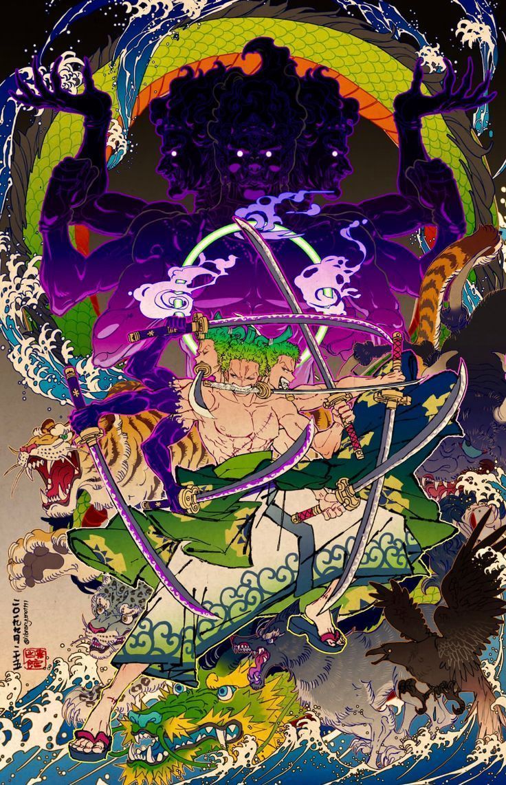 736x1141 Zoro Manga Wallpaper