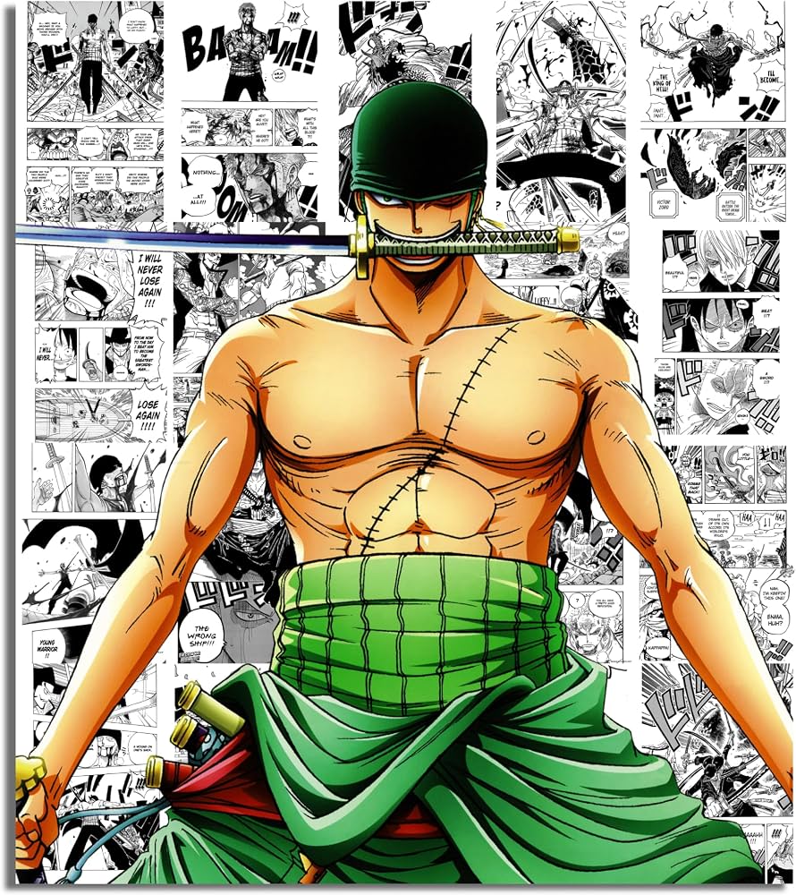 890x1000 Moment Prints Zoro Manga Collage Poster Set Of 210 Mm X 297 Mm, W Self Adhesive, Premium Quality Posters, 300 GSM Paper, Anime Posters, (Zoro Manga 2) : Moment Prints: Amazon.in: Home & Kitchen