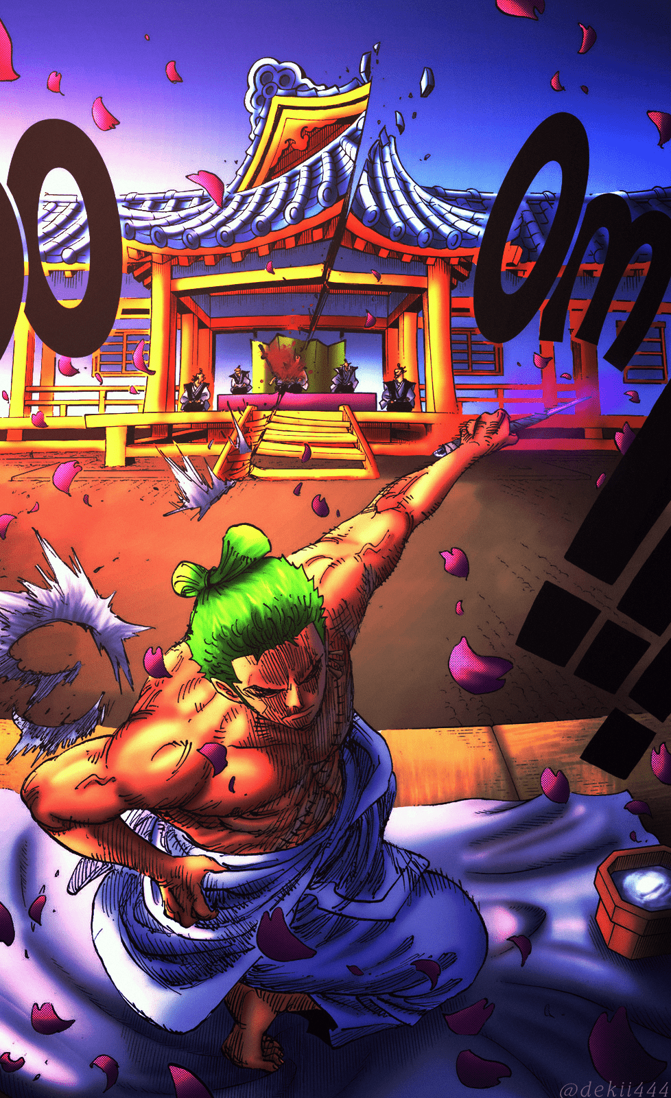 978x1600 Colored zoro from chapter 909